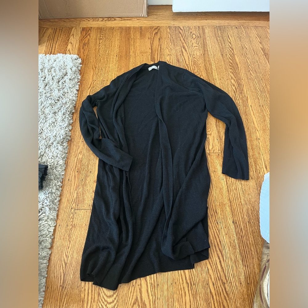 Liz Claiborne  size medium black long sweater